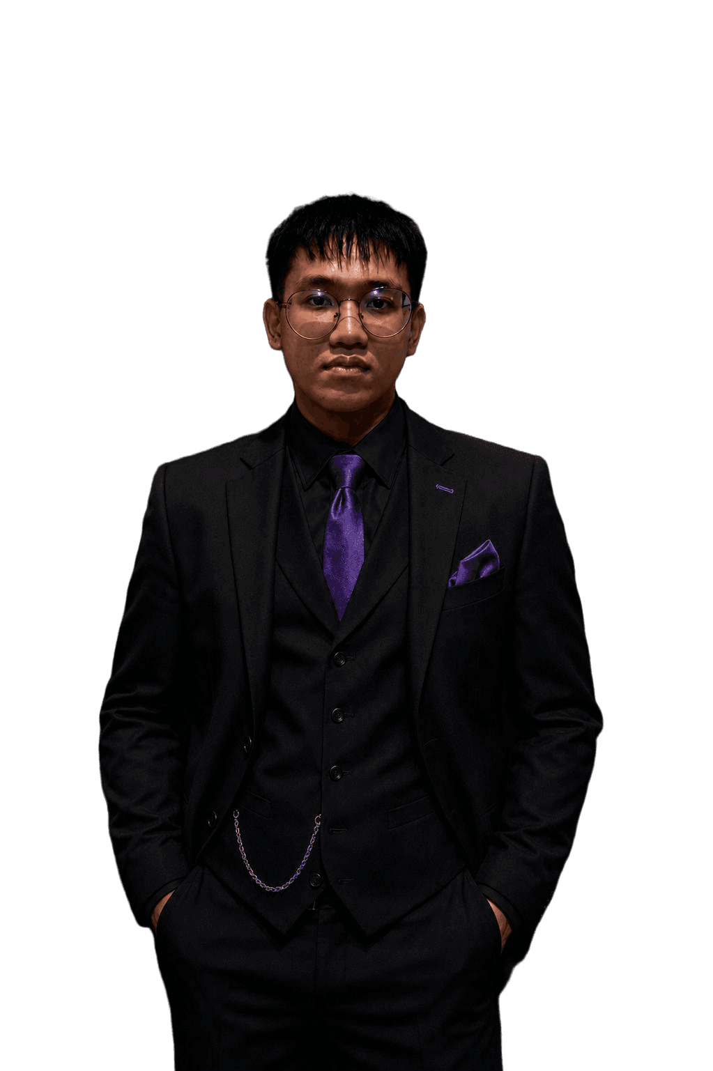 Portrait of Aian Mhyco Nunez wearing a dark suit